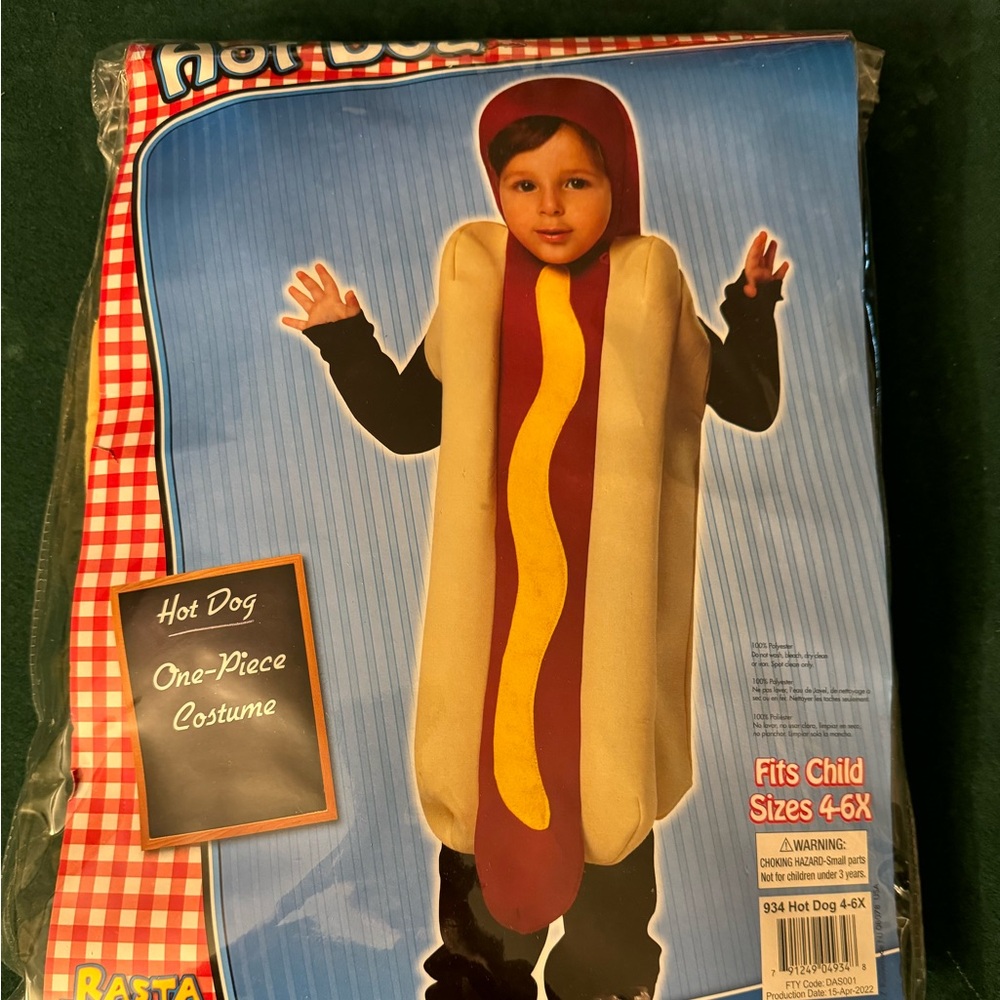 Hot dog costume